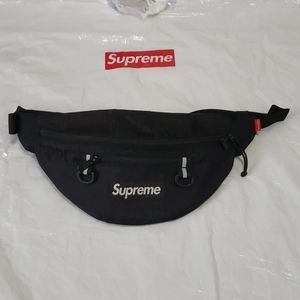 Black Supreme Waist Bag SS19